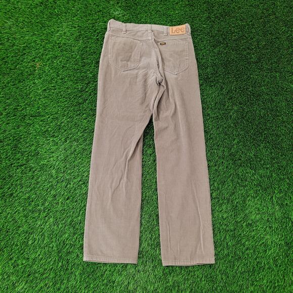 Vintage 70s LEE Riders Corduroy Pants 28x31 Faded TALON Zip - Picture 2 of 16